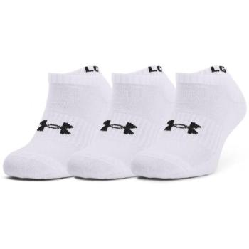 Under Armour CORE NO SHOW 3PK Férfi bokazokni, fehér, méret kép