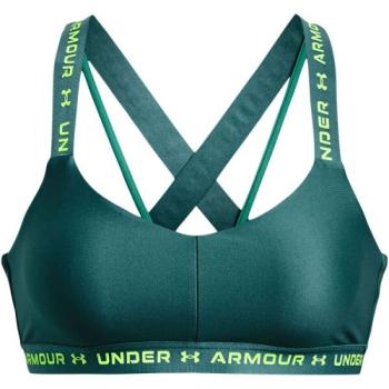 Under Armour CROSSBACK LOW Női melltartó, sötétzöld, méret kép