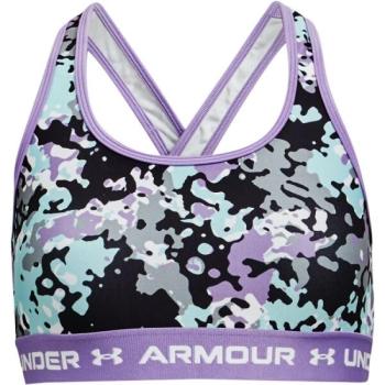 Under Armour CROSSBACK MID PRINTED Lány melltartó, lila, méret kép