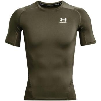 Under Armour HG ARMOUR COMP SS Férfi póló, khaki, méret kép