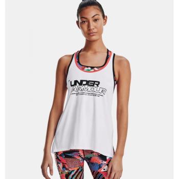 UNDER ARMOUR-Knockout Tank CB Graphic-WHT Fehér L kép