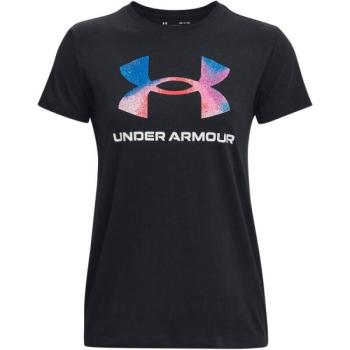 Under Armour LIVE SPORTSTYLE GRAPHIC SS Női póló, fekete, méret kép