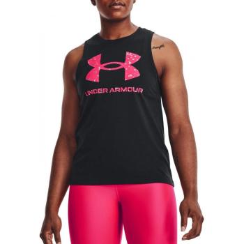 UNDER ARMOUR-Live Sportstyle Graphic Tank-BLK Fekete M kép