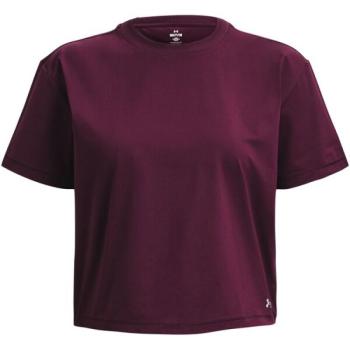 Under Armour MERIDIAN SS Női rövidített póló, bordó, méret kép