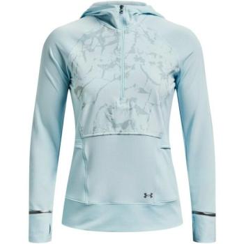 Under Armour OUTRUN THE COLD HOODED HZ Női pulóver futáshoz, világoskék, méret kép