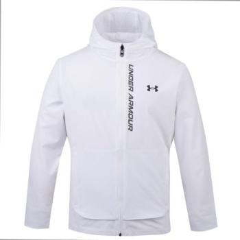 Under Armour OUTRUN THE STORM JACKET Férfi dzseki, fehér, méret kép