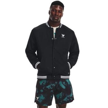 UNDER ARMOUR PROJECT ROCK-UA PROJECT ROCK Mesh Varsity Jacket-BLK Fekete M kép