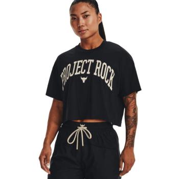 UNDER ARMOUR PROJECT ROCK-UA PROJECT ROCK SS Crop-BLK kép