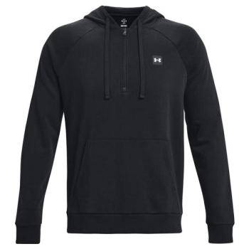 Under Armour RIVAL FLEECE 1/2ZIP HD Férfi pulóver, fekete, méret kép