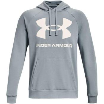 Under Armour RIVAL FLEECE BIG LOGO HD Férfi pulóver, szürke, méret kép