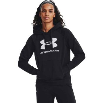 Under Armour RIVAL FLEECE BIG LOGO Női pulóver, fekete, méret kép