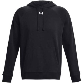 Under Armour RIVAL FLEECE HOODIE Férfi pulóver, fekete, méret kép