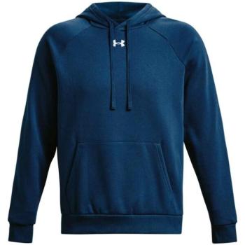 Under Armour RIVAL FLEECE HOODIE Férfi pulóver, kék, méret kép