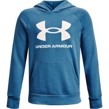 Under Armour RIVAL FLEECE HOODIE Fiú pulóver, kék, méret kép