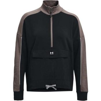 Under Armour RIVAL FLEECE HOODIE Női pulóver, fekete, méret kép