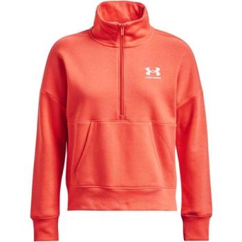 Under Armour RIVAL FLEECE HZ Női fleece pulóver, lazac, méret kép