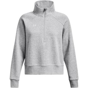 Under Armour RIVAL FLEECE HZ Női pulóver, szürke, méret kép