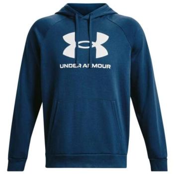 Under Armour RIVAL FLEECE LOGO HD Férfi pulóver, sötétkék, méret kép