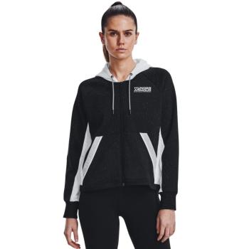 UNDER ARMOUR-Rival + FZ Hoodie-BLK Fekete M kép