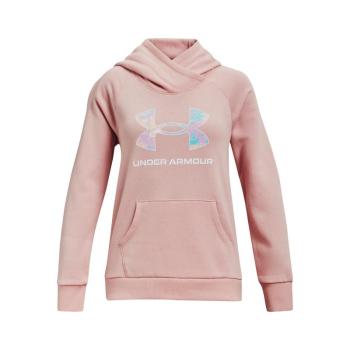 UNDER ARMOUR-Rival Logo Hoodie-PNK Rózsaszín 149/160 kép