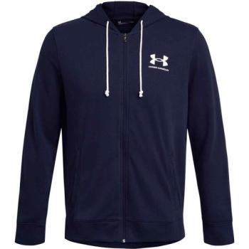 Under Armour RIVAL TERRY LC FZ Férfi pulóver, sötétkék, méret kép