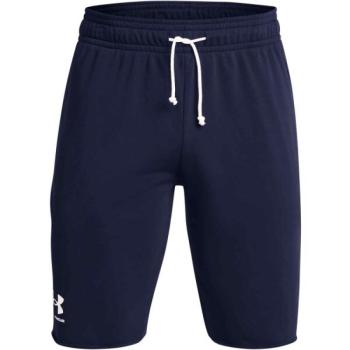 Under Armour RIVAL TERRY SHORT Férfi rövidnadrág, sötétkék, méret kép