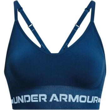 Under Armour SEAMLESS LOW LONG BRA Sportmelltartó, kék, méret kép