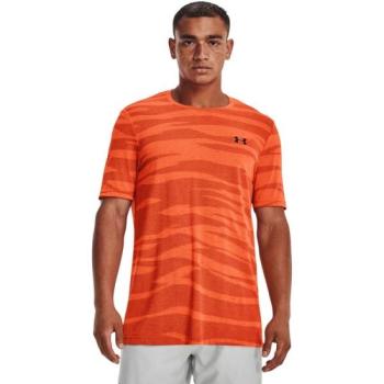 Under Armour SEAMLESS WAVE SS Férfi póló, narancssárga, méret kép