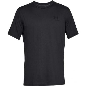 Under Armour SPORTSTYLE LEFT CHEST SS Férfi póló, fekete, méret kép