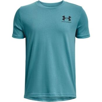 Under Armour SPORTSTYLE LEFT CHEST SS Rövidujjú fiú póló, kék, méret kép