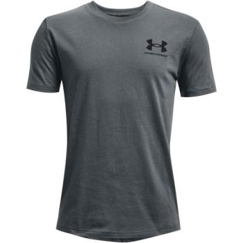 Under Armour SPORTSTYLE LEFT CHEST SS Rövidujjú fiú póló, sötétszürke, méret kép