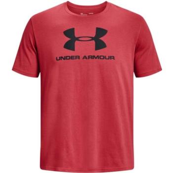 Under Armour SPORTSTYLE LOGO SS Férfi póló, piros, méret kép