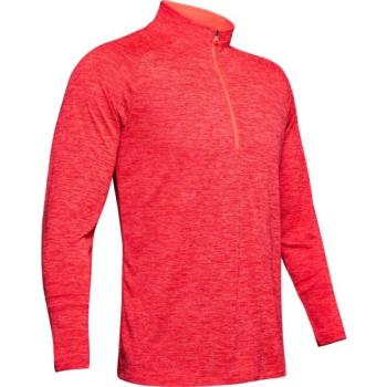 Under Armour TECH 2.0 1/2 ZIP Hosszú ujjú férfi póló, piros, méret kép