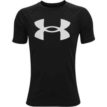 Under Armour TECH BIG LOGO SS Fiú póló, fekete, méret kép