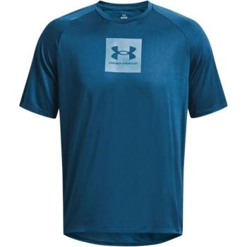 Under Armour TECH PRINT FILL SS Férfi póló, kék, méret kép