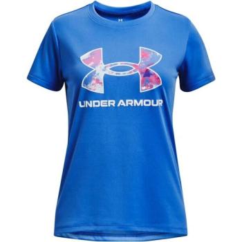 Under Armour TECH SOLID PRINT FILL BL SSC Lány póló, kék, méret kép