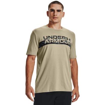 UNDER ARMOUR-UA CAMO CHEST STRIPE SS-GRY Bézs L kép