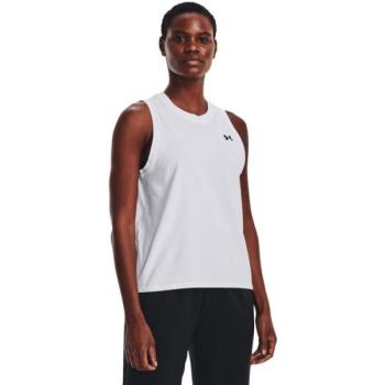 Under Armour UA ESSENTIAL CTTN STRCH TANK Női top, fehér, méret kép