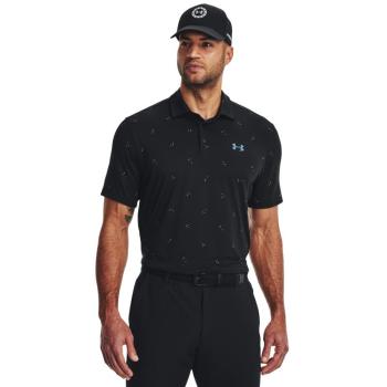 UNDER ARMOUR-UA Golf Playoff 3.0 Printed Polo-BLK Fekete M kép