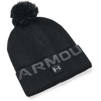 Under Armour UA HALFTIME FLEECE POM Férfi téli sapka, fekete, méret kép