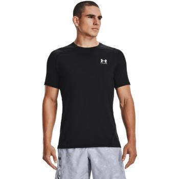 UNDER ARMOUR-UA HG Armour Fitted SS-BLK Fekete L kép