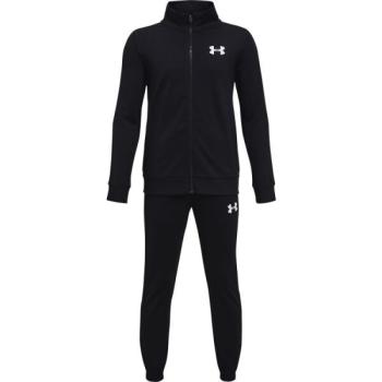 Under Armour UA KNIT TRACK SUIT Fiú melegítő szett, fekete, méret kép