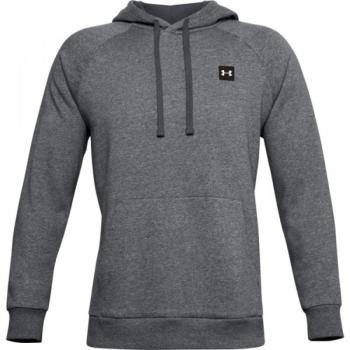 Under Armour UA RIVAL FLEECE HOODIE Férfi pulóver, sötétszürke, méret kép