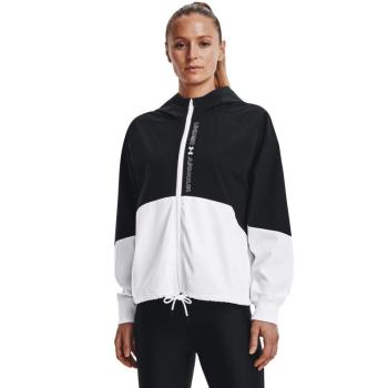 UNDER ARMOUR-Woven FZ Jacket-BLK-1369889-001 kép