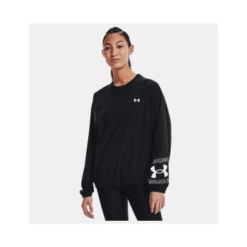 UNDER ARMOUR-Woven Graphic Crew-BLK Fekete XS kép