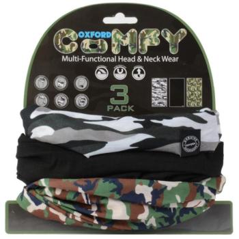 Univerzális multifunkciós kendő Oxford Comfy 3-pack  Camo kép