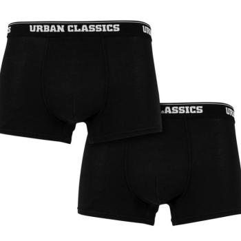 Urban Classics férfi boxeralsó, 2-PACK, fekete kép