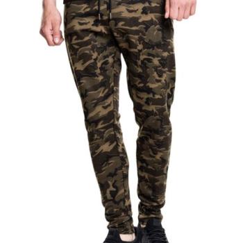 Urban Classics férfi terepmintás melegítő nadrág, wood camo kép