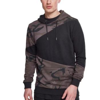 Urban Classics férfi zig zag pulóver, dark camo kép