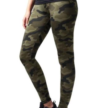 Urban Classics női leggings, wood camo kép